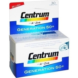 Centrum Generation 50+ A-Zink + FloraGlo Lutein, 30 ST