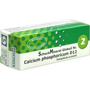 SchuckMineral Globuli 2 Calcium phosphoric.D12, 7.5 G