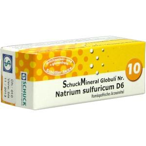 SchuckMineral Globuli 10 Natrium sulfuricum D 6, 7.5 G