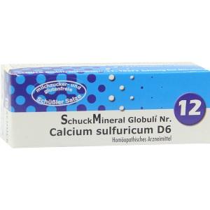 SchuckMineral Globuli 12 Calcium sulfuricum D 6, 7.5 G