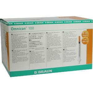 Omnican 100 1ml Insulin U-100 0.30x12mm einzelver, 100x1 ST