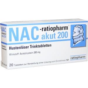 NAC-ratiopharm akut 200 Hustenlöser, 20 ST