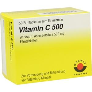 VITAMIN C 500, 50 ST