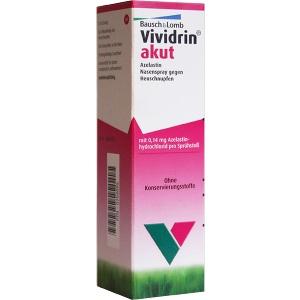 Vividrin akut Azelastin Nasenspr.gegen Heuschnupfen, 5 ML