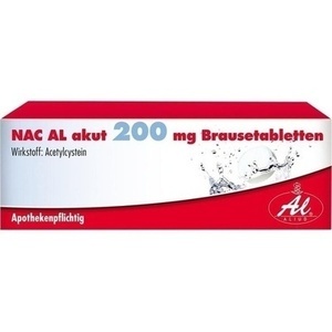 NAC AL akut 200mg Brausetabletten, 20 ST