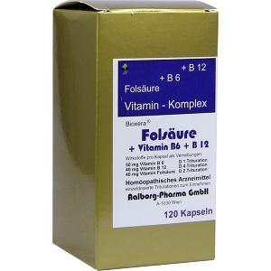 Folsäure + Vitamin B6 + B12 Komplex, 120 ST
