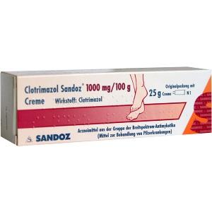 Clotrimazol Sandoz 1000mg / 100g, 25 G