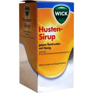WICK Husten-Sirup gegen Reizhusten mit Honig, 120 ML