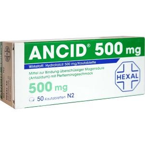 Ancid 500mg, 50 ST