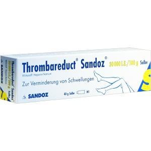Thrombareduct Sandoz 30 000 I.E. Salbe, 40 G