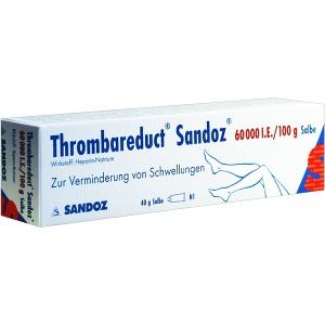 Thrombareduct Sandoz 60 000 I.E. Salbe, 40 G
