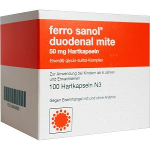 Ferro Sanol duodenal mite 50mg mr.Pellets in Kaps., 100 ST