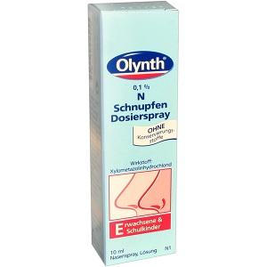 Olynth 0.1% N Schnupfen Dosierspray o.Kons., 10 ML