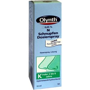 Olynth 0.05% N Schnupfen Dosierspray o.Kons., 10 ML