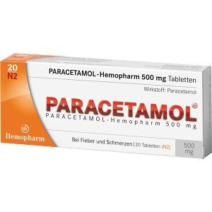 Paracetamol-Hemopharm 500mg Tabletten, 20 ST