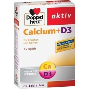 Doppelherz Calcium + D3, 80 ST