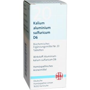 BIOCHEMIE DHU 20 KALIUM ALUMINIUM SULFURICUM D6, 80 ST