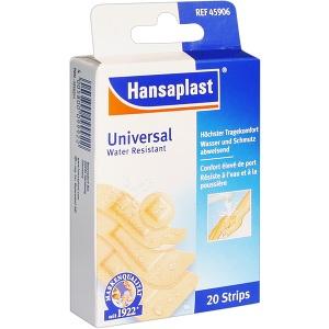 Hansaplast Universal Water Resist.4Größen Strips, 20 ST