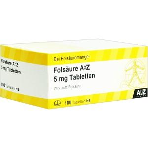 Folsäure AbZ 5mg Tabletten, 100 ST