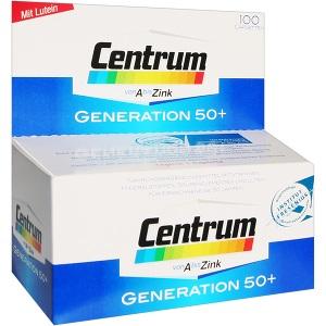 Centrum Generation 50+ A-Zink + FloraGlo Lutein, 100 ST