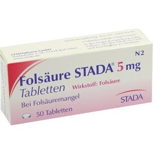 Folsäure STADA 5mg Tabletten, 50 ST
