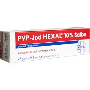 PVP-Jod Hexal 10% Salbe, 25 G