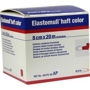 ELASTOMULL HAFT 20MX8cm color rot, 1 ST