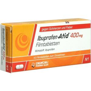 Ibuprofen Atid 400mg Filmtabletten, 10 ST