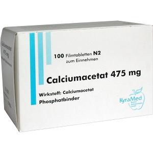 Calciumacetat 475mg, 100 ST
