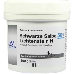 Schwarze Salbe 50% Lichtenstein N, 500 G