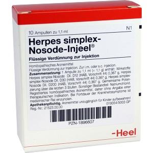 HERPES SIMPL NOS INJ, 10 ST