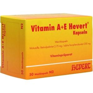 Vitamin A+E Hevert Kapseln, 50 ST