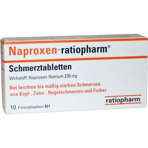 Naproxen-ratiopharm Schmerztabletten, 10 ST