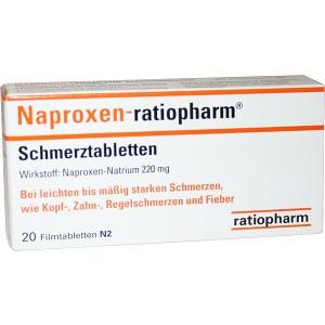 Naproxen-ratiopharm Schmerztabletten, 20 ST