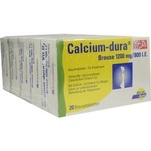 Calcium-dura Vit D3 Brause 1200mg/800 I.E., 100 ST