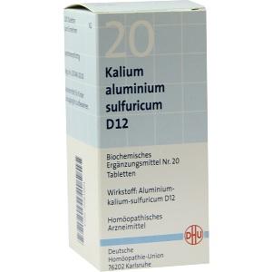 BIOCHEMIE DHU 20 KALIUM ALUMINIUM SULFURICUM D12, 200 ST