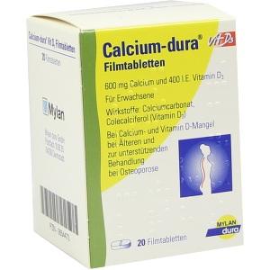 Calcium-dura Vit D3 Filmtabletten, 20 ST
