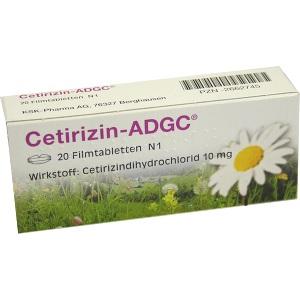 Cetirizin-ADGC, 20 ST