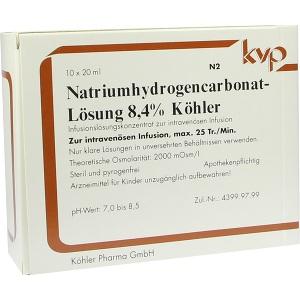 Natriumhydrogencarbonat-Lösung 8.4% Köhler, 10X20 ML