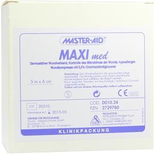 MAXI MED Wundverband 5mx6cm Master Aid, 1 ST