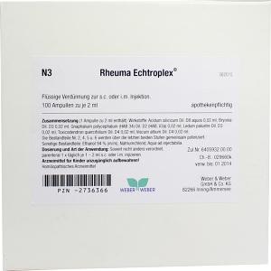 Rheuma Echtroplex, 100x2 ML
