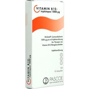 VITAMIN B12 INJEKTOP1000UG, 10x1 ML