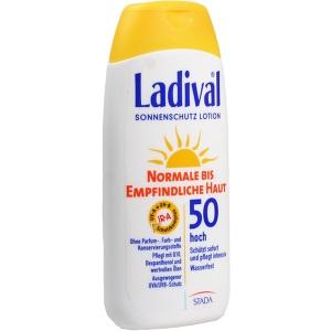 Ladival norm.bis empf.Haut Lotion LSF50, 200 ML