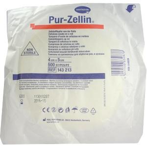 Pur-Zellin unsteril 4x5cm Rolle zu 500 Stück, 1 ST