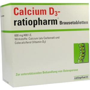 Calcium D3-ratiopharm Brausetabletten, 40 ST