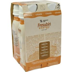Fresubin Energy DRINK Cappuccino Trinkflasche, 4x200 ML