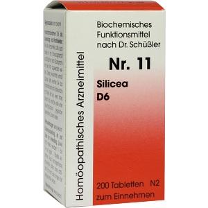 Biochemie 11 Silicea D6, 200 ST