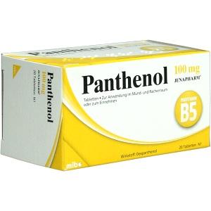PANTHENOL 100MG Jenapharm, 20 ST