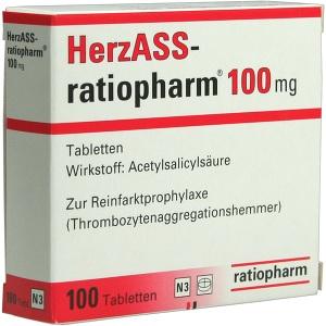 HerzASS-ratiopharm 100 mg, 100 ST