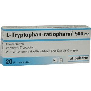 L-Tryptophan-ratiopharm 500 mg, 20 ST